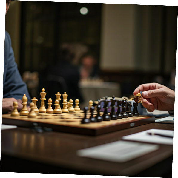 Chess tournament in progress